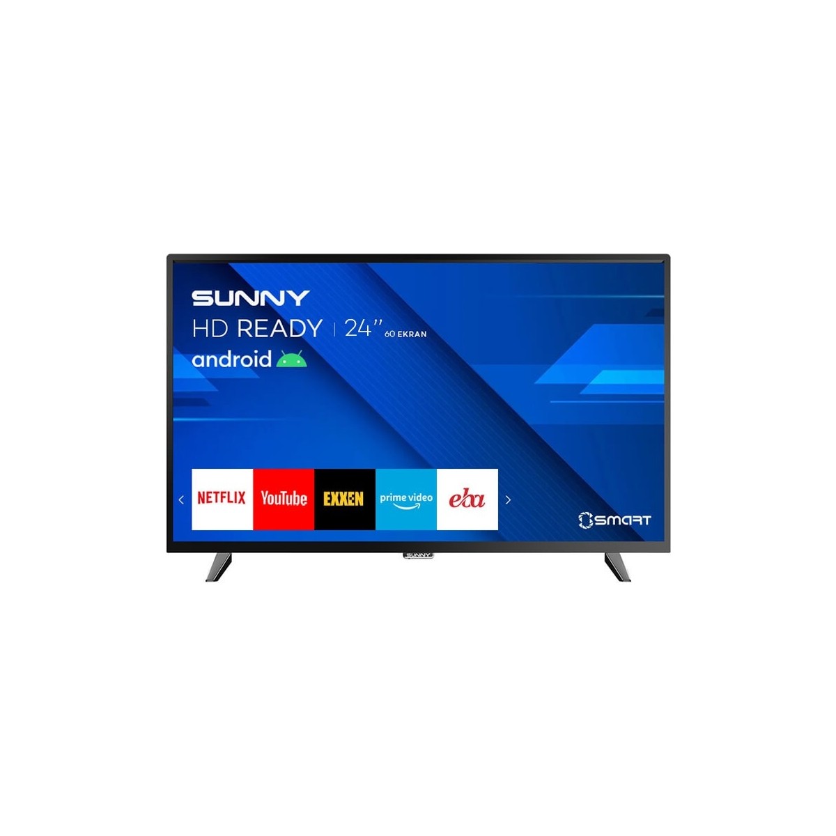 110000267799905.jpg Sunny SN24LEDE6681 24" 60 Ekran Dahili Uydu Alıcılı HD Ready Smart LED TV - Görsel 1