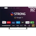 Strong MT50EG8000F 50" 127 Ekran 4K Ultra HD Dahili Uydu Alıcılı Google TV - Ultra Ince Çerçeve