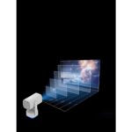 Heaven House Şarjlı Projeksiyon | Kendinden Şarjlı Projeksiyon Cihazı | Şarjlı Mini Projeksiyon | LED Projektör - Görsel 5