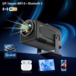 Npo 4K ANDROID11 Bt5.0 Wifi 6 300ANSI Lümen Ios/android Taşınabilir Akıllı LED Projeksiyon HY320 - Görsel 3