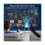 Megamus K2 Projeksiyon Dahili 9750MAH Pil 4K Hd Bluetooth Android Sinema Açık Projeksiyon Rgb Işık - Görsel 2