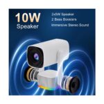 Megamus K2 Projeksiyon Dahili 9750MAH Pil 4K Hd Bluetooth Android Sinema Açık Projeksiyon Rgb Işık - Görsel 3