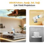 Seyutech Taşınabilir Powerbankli 4K Destekli 1080P Android Sistemli Sinema Projeksiyon Cihazı - Görsel 5