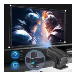 Idragon® HY320 Mini Siyah Taşınabilir Sinema Projeksiyon Cihazı Ev Sineması Bluetooth Android Projeksiyon - Görsel 4