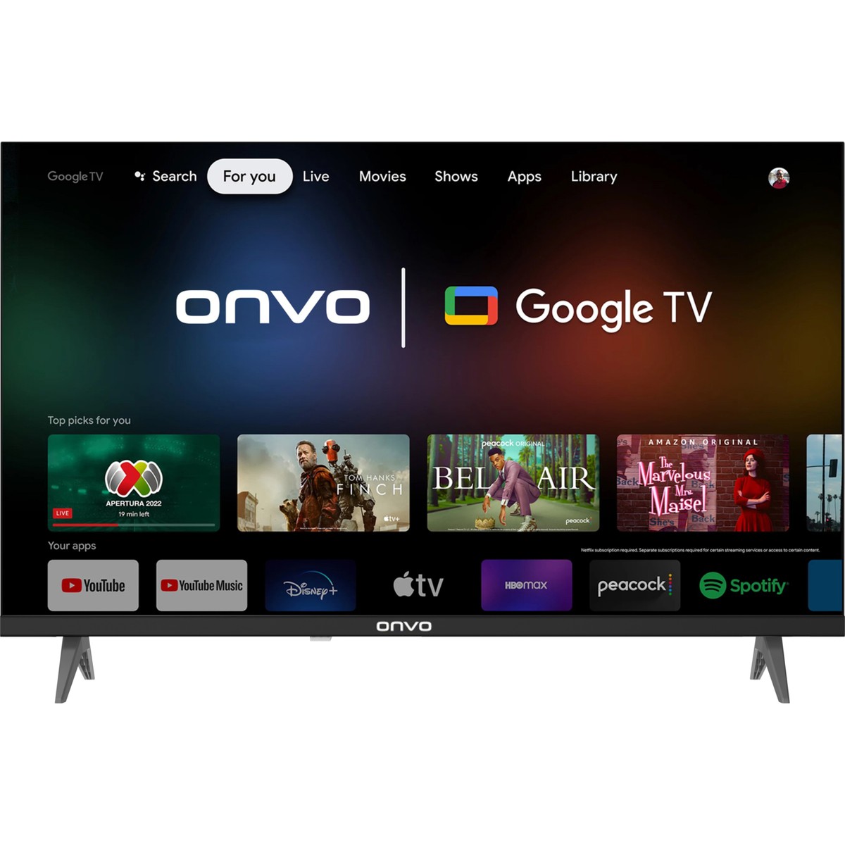 110000923342200.jpg Onvo 32OVF9000H 32’’ 82 Ekran Uydu Alıcılı HD Ready Google LED TV - Görsel 1