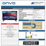 Onvo 24OV5001H 24'' 60 Ekran Uydu Alıcılı HD Ready LED TV - Görsel 2