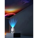 Ensiga 4K Şarjlı Bluetooth Android Akıllı Hoparlörlü Işıklı Gerçek 4K Taşınabilir Sinema Projektörü - Görsel 3