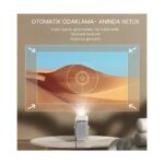 BYINTEK A15 Android 13 FullHD1080P Destekli  AutoFocus Wifi Bluetooth Akıllı Projeksiyon Cihazı - Görsel 4