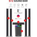 Teknoloji Gelsin HP-TV04 5+1 Soundbar Ev Sinema Sistemi Stereo Hd Ses Kalitesi Rgb Kablolu 45W Amfi 15WX5 Soundbar