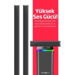 Teknoloji Gelsin HP-TV04 5+1 Soundbar Ev Sinema Sistemi Stereo Hd Ses Kalitesi Rgb Kablolu 45W Amfi 15WX5 Soundbar - Görsel 3