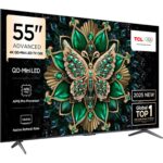 TCL 55C6K 55'' 139 Ekran Uydu Alıcılı 4K Ultra HD MiniLED Google TV - Görsel 2