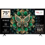 TCL 75C6K 75'' 190 Ekran Uydu Alıcılı 4K Ultra HD MiniLED Google TV