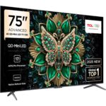 TCL 75C6K 75'' 190 Ekran Uydu Alıcılı 4K Ultra HD MiniLED Google TV - Görsel 2