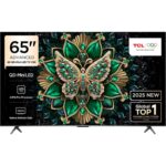 TCL 65C6K 65'' 165 Ekran Uydu Alıcılı 4K Ultra HD MiniLED Google TV