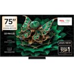 TCL 75C7K 75'' 190 Ekran Uydu Alıcılı 4K Ultra HD MiniLED Google TV