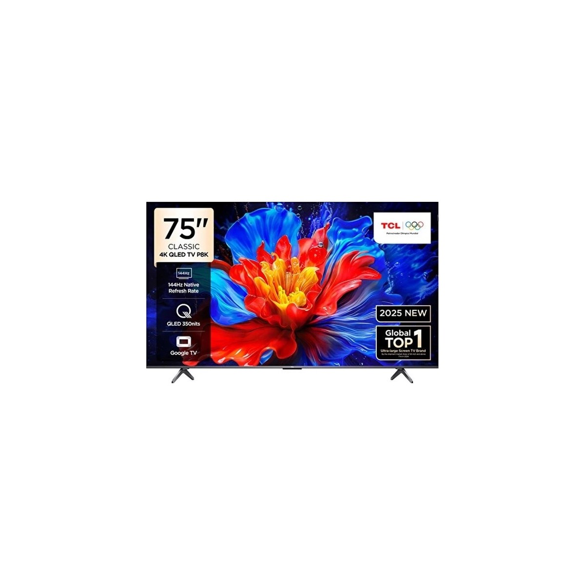 110001124094531.jpg TCL 75P8K 75" 190 Ekran Uydu Alıcılı 4K Ultra HD Google QLED TV - Görsel 1