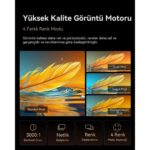 Wanbo X5 Pro 1100 ANSI Lümen, 4K Destekli Akıllı Projeksiyon Cihazı, HDR, Android TV 11, L1 Lisanslı 2025 Versiyon - Görsel 5