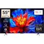 TCL 55P8K 55'' 139 Ekran Uydu Alıcılı 4K Ultra HD QLED Google TV