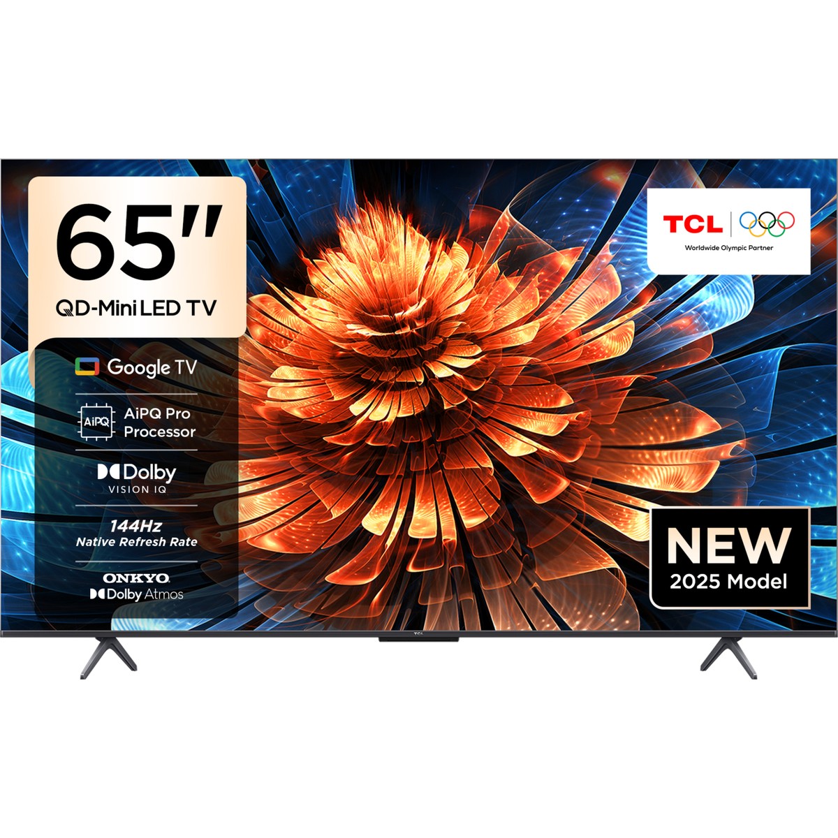 110001173974513.jpg TCL 65Q6C 65" 165 Ekran Uydu Alıcılı 4K Ultra HD MiniLED Google TV - Görsel 1