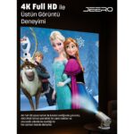 Jeero HY300PRO Multimedia Ultra Hd 1080 Pixel Android 12 Projeksiyon Cihazı (Türkçe Menü) - Görsel 3