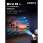 Jeero HY300PRO Multimedia Ultra Hd 1080 Pixel Android 12 Projeksiyon Cihazı (Türkçe Menü) - Görsel 5