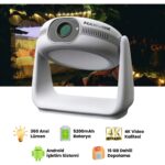Harvox Apollon P1 Bataryalı Projeksiyon Cihazı Taşınabilir 4K Destekli 1080P Android Sistemli Projektör