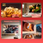 Harvox Apollon P1 Bataryalı Projeksiyon Cihazı Taşınabilir 4K Destekli 1080P Android Sistemli Projektör - Görsel 3