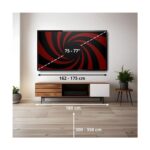 TCL 75C8K 75'' 189 Ekran Uydu Alıcılı 4K Ultra HD Google QD MiniLED TV - Görsel 3