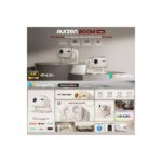 Vankyo Aurzen Boom Mini Android Google Tv 4K Destekli Projeksiyon Cihazı +HDR10+TOF Auto Focus+Tof Auto Keystone+6g WIFI+6.1BT+20W Dolby Ses Sistemi+Ayarlanabilir Açılı Beyaz - Ps5/ps4/xbox/nıntendo - Görsel 2