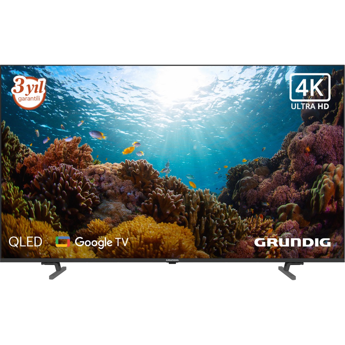 110001250919577.jpg Grundig 75 GJQ 9250 75" 190 Ekran Uydu Alıcılı 4K Ultra HD Google Smart QLED TV - Görsel 1