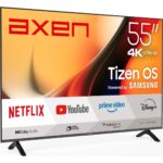 Axen AX55FMN501 55" 139 Ekran Uydu Alıcılı 4K Ultra HD Smart Tizen LED TV