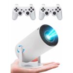 Ayaklı Oyun Projeksiyonu Çift Kollu Taşınabilir Sinema Projektörü - EMY9367-7280 - Görsel 2