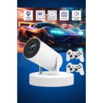 Ayaklı Oyun Projeksiyonu Çift Kollu Taşınabilir Sinema Projektörü - EMY9367-7280 - Görsel 3