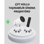 Wi-Fi 6 ve Bluetooth 5.0 Destekli 4K Akıllı Projeksiyon Cihazı - EMY1755-5171