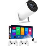 Projeksiyon Cihazı Video Oyun Konsolu Projektör Taşınabilir Ayaklı Çift Kollu  - EMY3980-9288 - Görsel 4