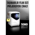 Taşınabilir Android Projeksiyon Wifi Destekli 4K Multimedia Tabanlı Ev ve Ofis Ti - EMY1665-3043