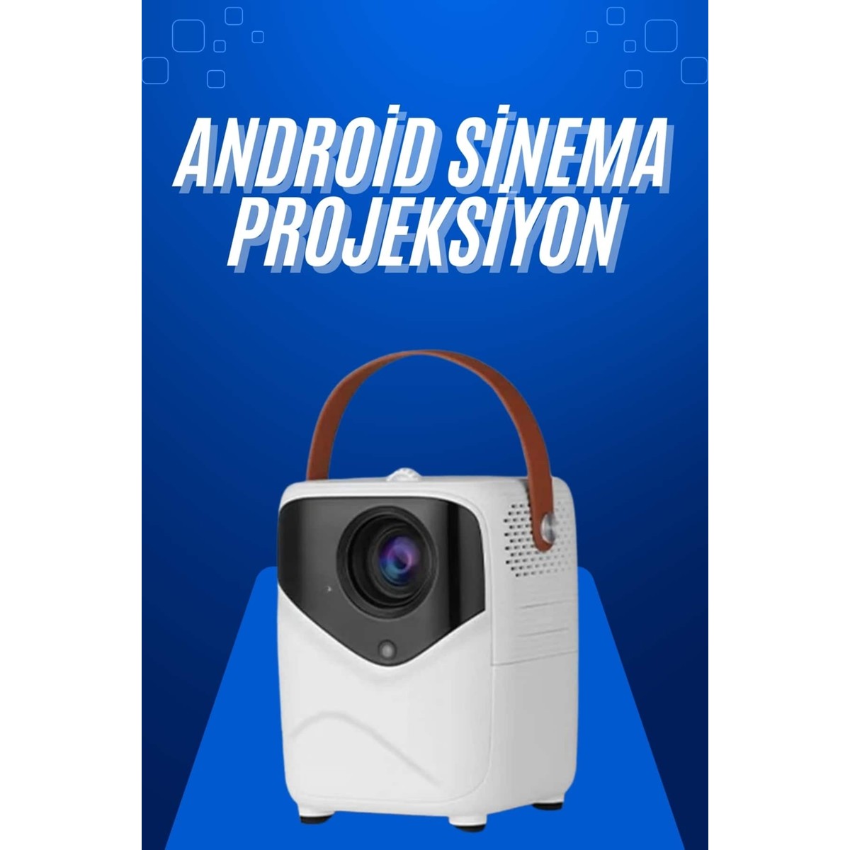 110001291218745.jpg Hd Ayaklı Portatif Projeksiyon Cihazı Android Işlemcili Sinema Projektörü - EMY7804-3206 - Görsel 1