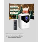 Marsilyan Mini Akıllı Projektör – 1080P Full Hd 64GB Depolama 2gb Ram Uzaktan Kumanda Des - MCT3768-4613 - Görsel 4