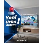 Sunny SN60 Mn 252 60" 155 Ekran Dahili Uydu Alıcılı 4K Ultra Hd Smart QLED Tv - Görsel 4