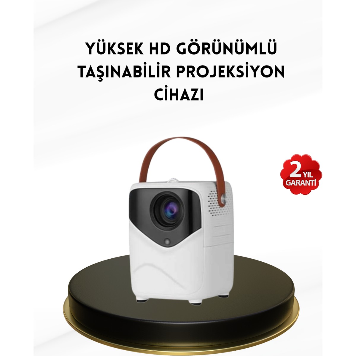 110001338487258.jpg İlk El Grup Mini Akıllı Projektör – 1080P Full Hd, 64GB Depolama, 2gb Ram, Uzaktan Kumanda Destekli - Görsel 1