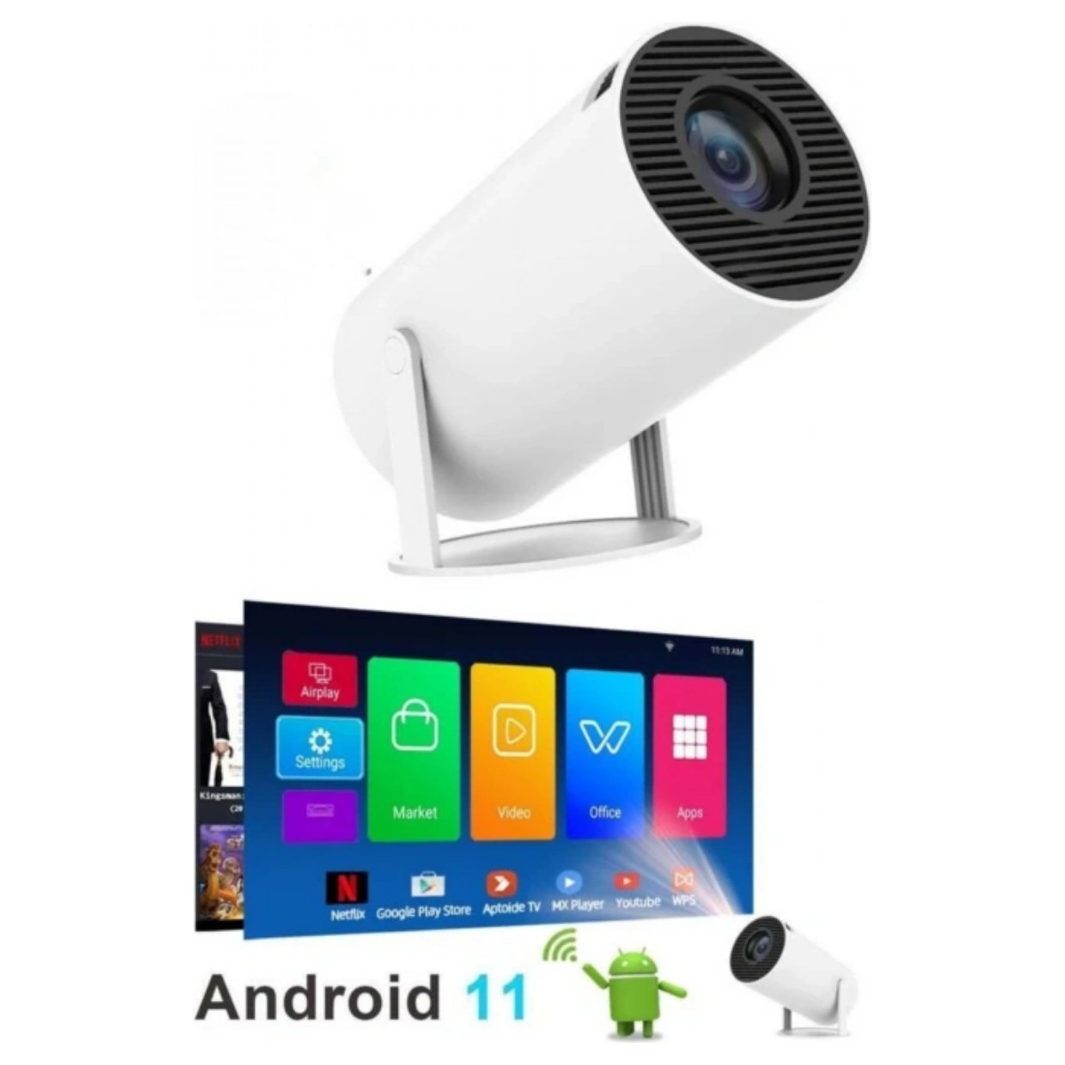 110001341269165.jpg Blackbird Game Center AMX100 Projeksiyon Cihazı Ultra Hd Yüksek Dinamik Aralık Ev Sineması Projektörü - Görsel 1