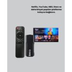 4K Ultra Hd Android Tv Stick – Tak Çalıştır Akıllı Tv Cihazı - Görsel 3
