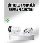 Projeksiyon Cihazı 4K Destekli Kablosuz Bağlantılı Bluetooth 5.0