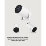 Kablosuz ve Kablolu Bağlantı Seçenekli Ev Tipi Projeksiyon - Görsel 4