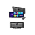 Android ve Ios Uyumlu Ön Arka Çift Kameralı Araç Ekranı Dokunmatik Carplay - Görsel 3