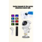 Yıldız ve Ay Efektli Uzaktan Kumandalı Projeksiyon Lamba - Görsel 3