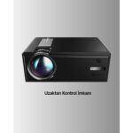 HDMI ve USB Girişli Taşınabilir Projeksiyon – Full Hd, Kumandalı, Oyun ve Film Deneyimi - Görsel 4