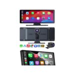 4K 10.2 Inç Çift Kameralı Araç Multimedya Ekranı Carplay Kablosuz Tüm Cihazlara Uyumlu - Görsel 3